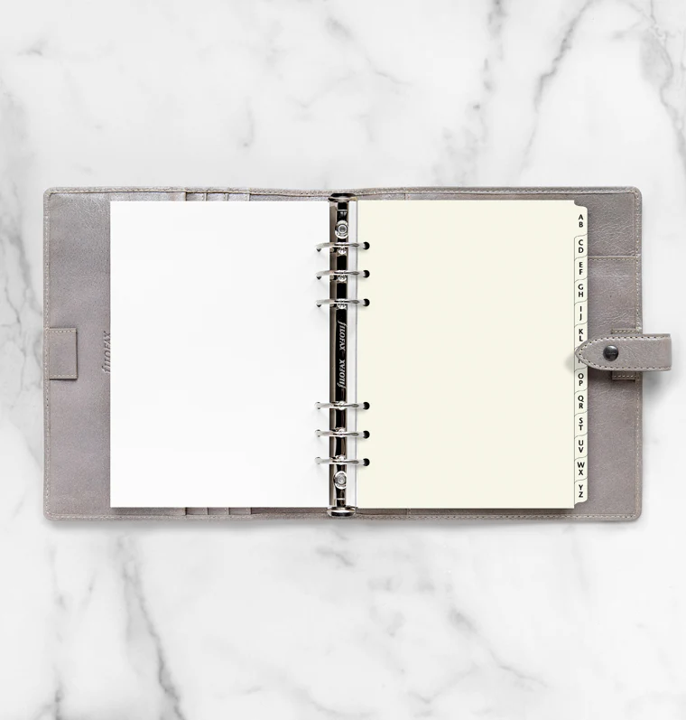 Cotton Cream A-Z Dividers - A5 - Image 3