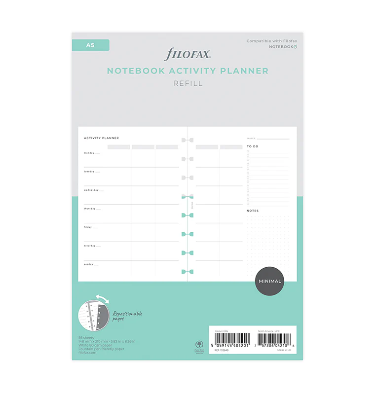 Activity Planner Notebook Refill - A5 - Image 5