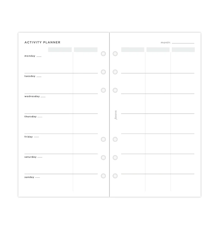 Activity Planner Refill - Personal - Image 3