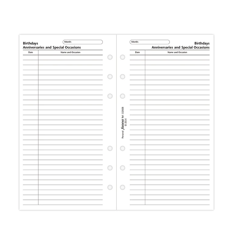 Birthdays, Anniversaries and Special Occasions Personal Refill - Image 4