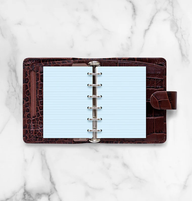 Blue Ruled Notepaper Pocket Refill - Image 3