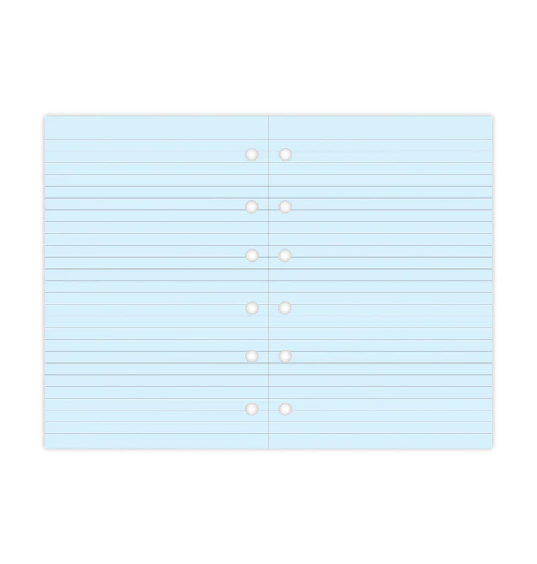 Blue Ruled Notepaper Pocket Refill - Image 4