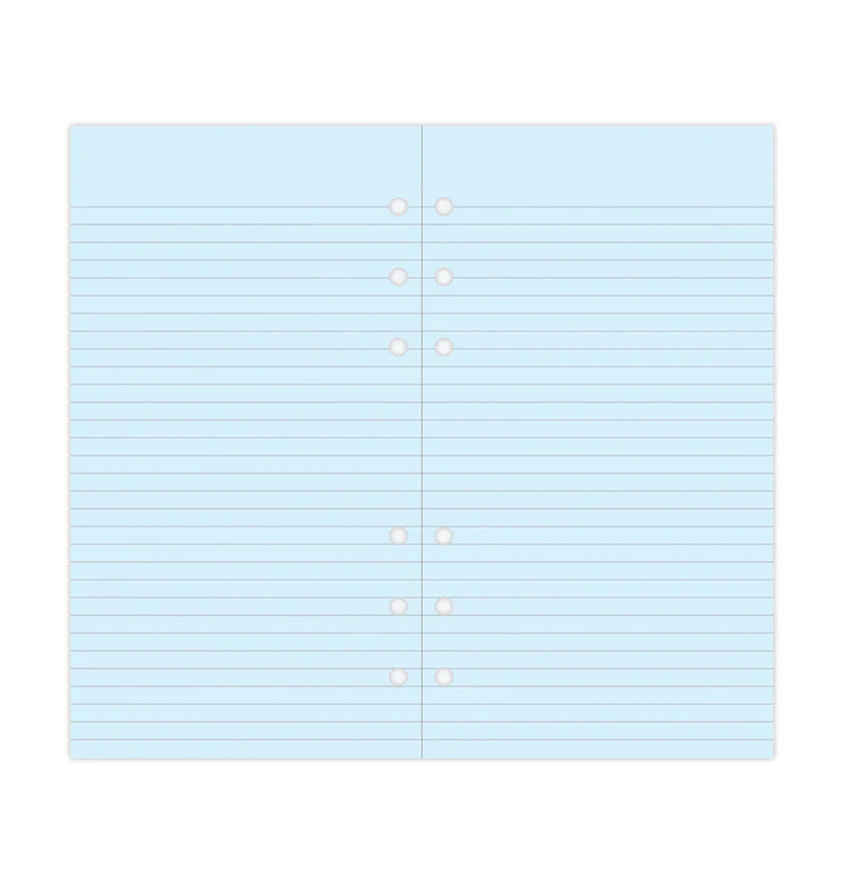 Blue Ruled Notepaper Personal Refill - Image 4
