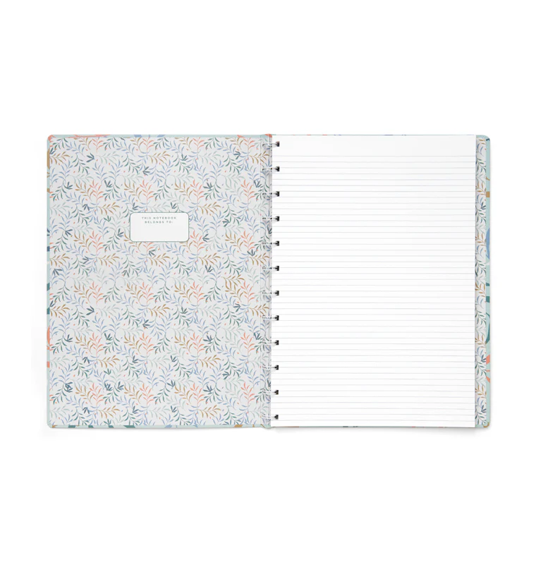 Botanical A4 Refillable Notebook Mint - Image 3
