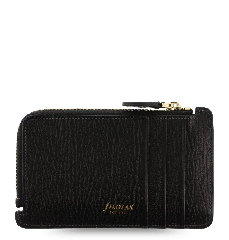 Chester Zip Leather Card Holder - Image 8
