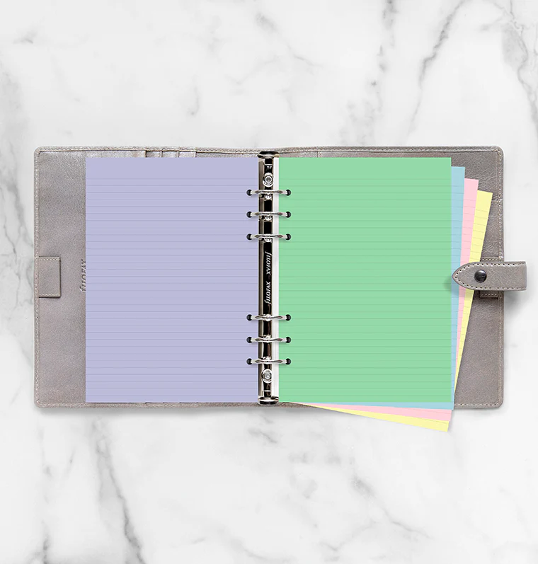 Classic Coloured Ruled Notepaper A5 Refill - Image 3