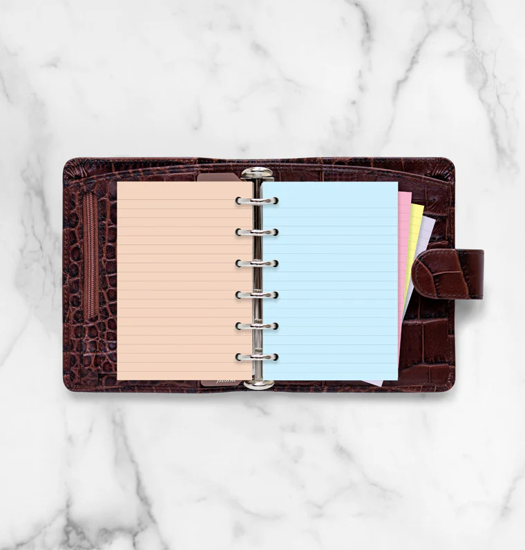 Classic Coloured Ruled Notepaper Pocket Refill - Image 3