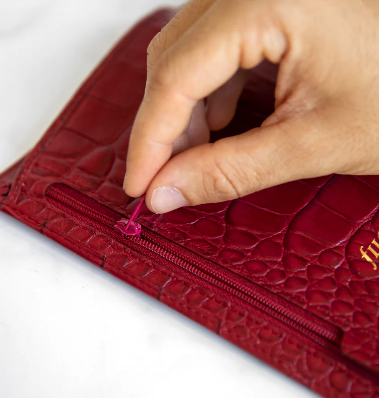 Classic Croc A5 Leather Organiser - Image 11
