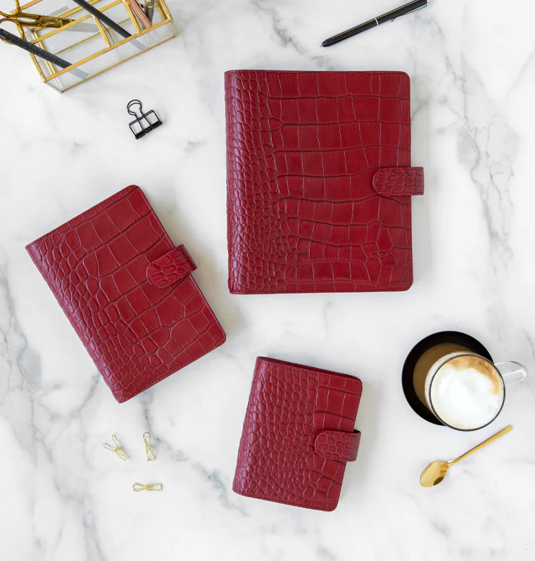 Classic Croc A5 Leather Organiser - Image 12