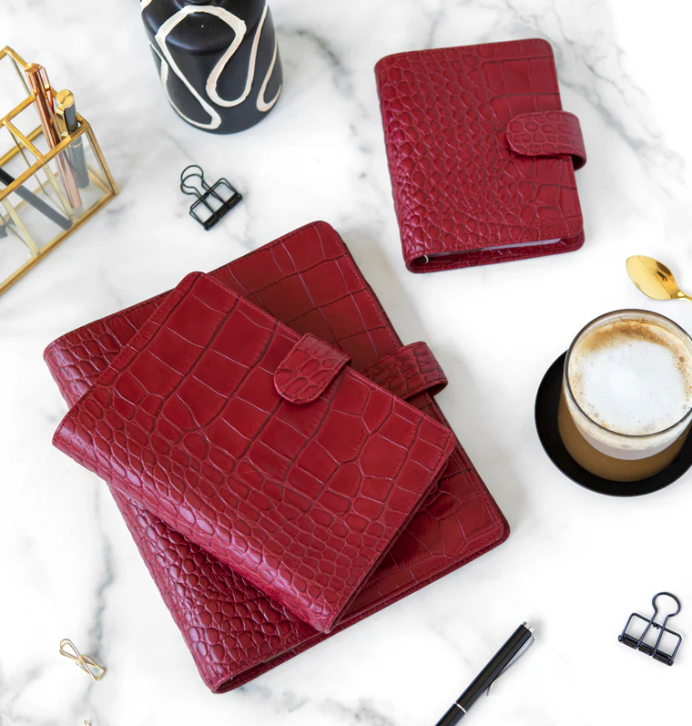 Classic Croc A5 Leather Organiser - Image 14