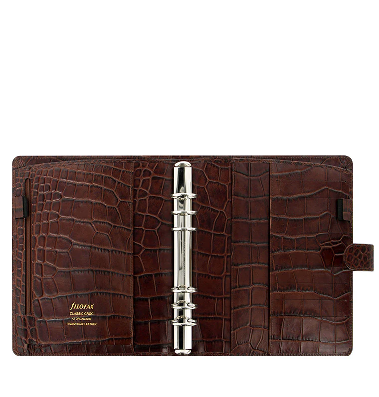 Classic Croc A5 Leather Organiser - Image 17