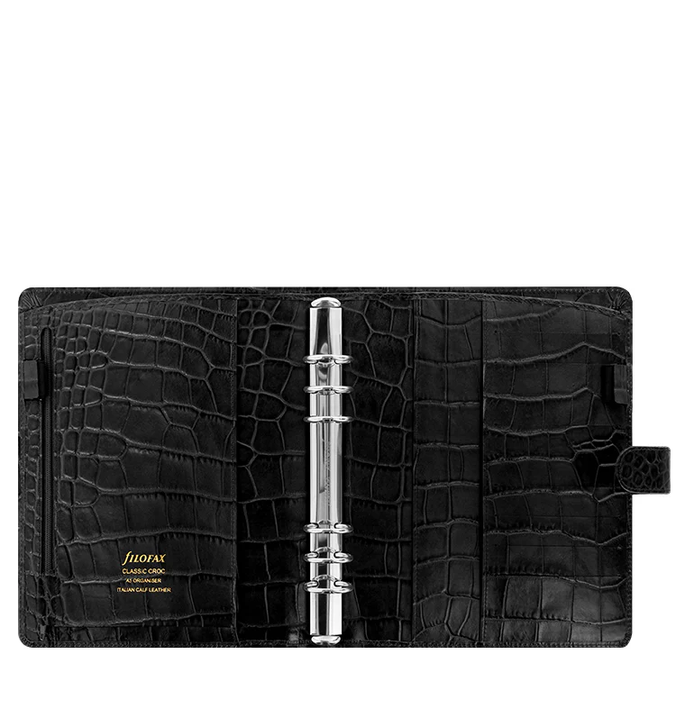 Classic Croc A5 Leather Organiser - Image 3