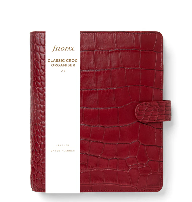 Classic Croc A5 Leather Organiser - Image 8