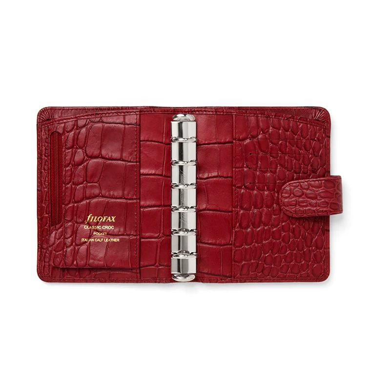 Classic Croc Pocket Leather Organiser - Image 15
