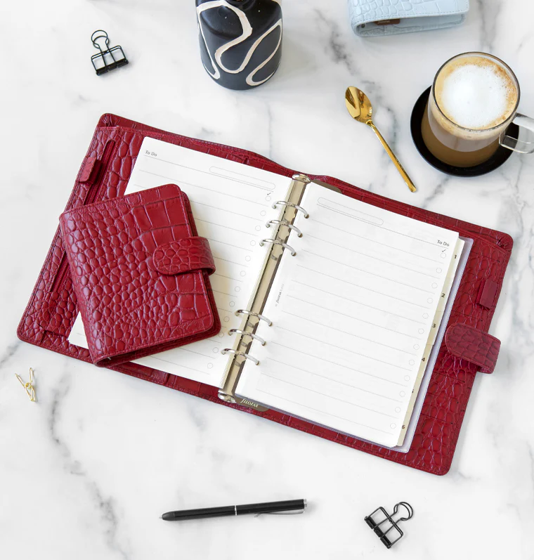 Classic Croc Pocket Leather Organiser - Image 20
