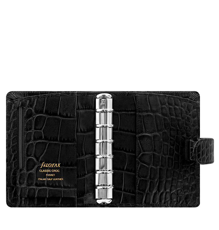 Classic Croc Pocket Leather Organiser - Image 24