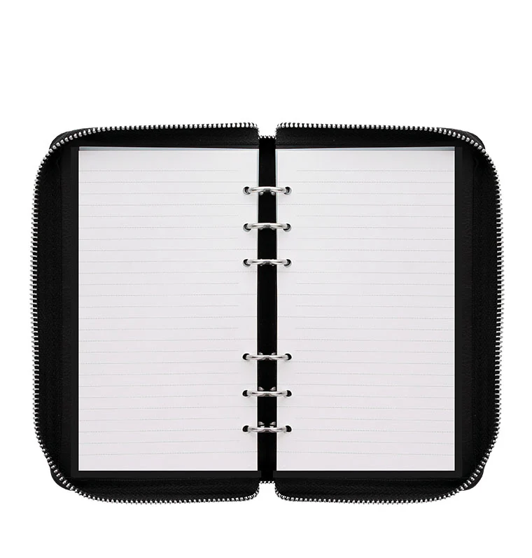 Clipbook Classic Monochrome Personal Zip Organiser - Image 3