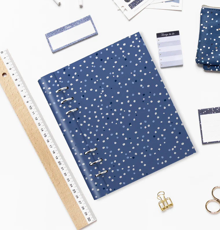 Clipbook Indigo A5 Organiser - Image 3