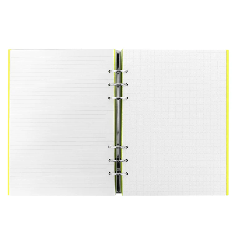 Clipbook Saffiano Fluoro A5 Organiser - Image 3