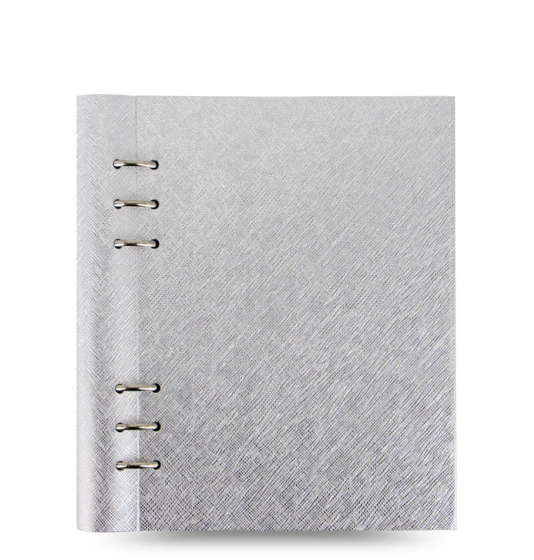 Clipbook Saffiano Metallic A5 Organiser - Image 3