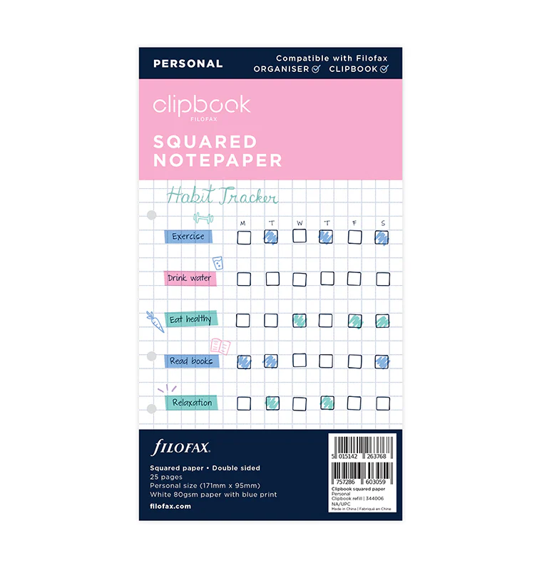 Clipbook Squared Notepaper Refill - Personal - Image 4
