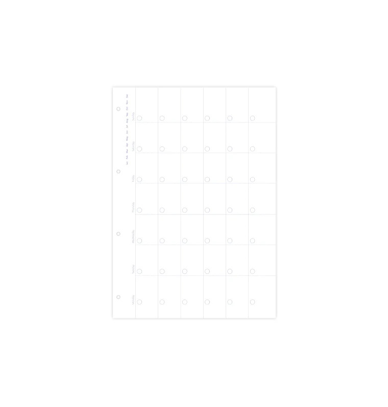 Clipbook Undated Month Planner Refill - A4 - Image 4