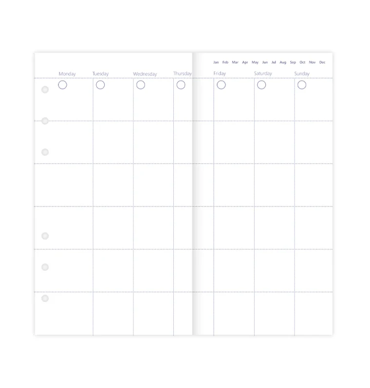 Clipbook Undated Month Planner Refill - Personal - Image 4