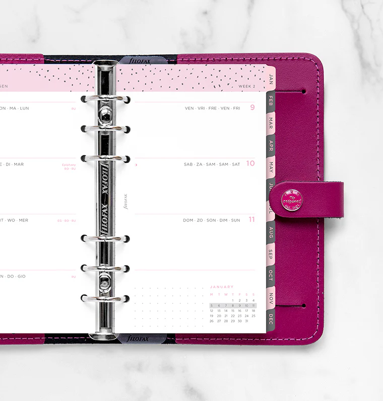 Confetti Week On Two Pages Diary - Personal 2026 Multilanguage - Image 2