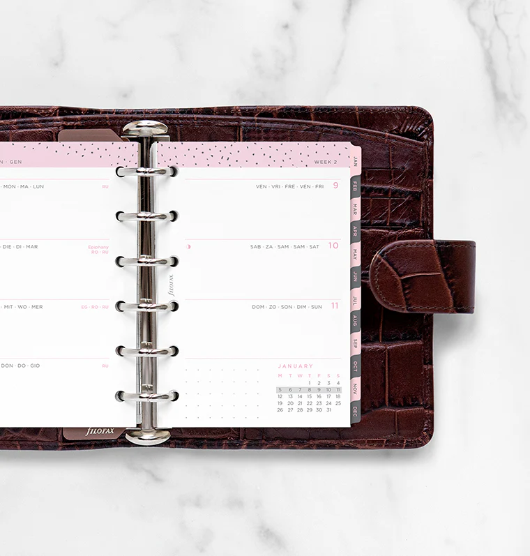 Confetti Week On Two Pages Diary - Pocket 2026 Multilanguage - Image 2