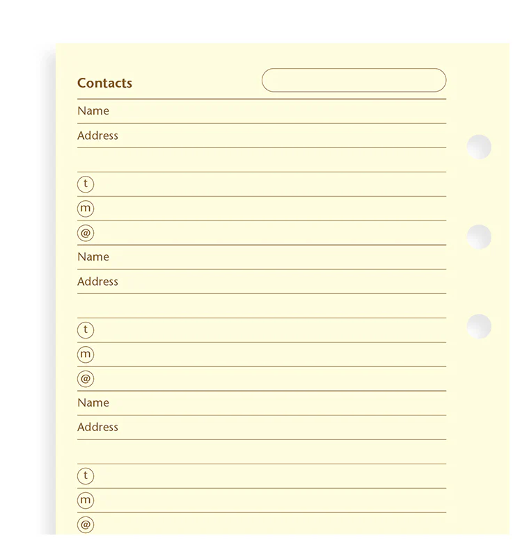 Cotton Cream Contacts Refill - Personal - Image 5