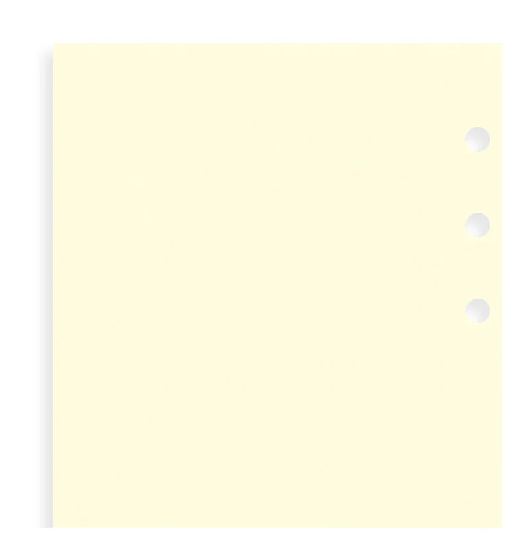 Cotton Cream Plain Notepaper Refill - Personal - Image 4