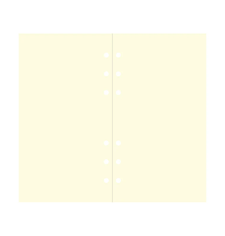 Cotton Cream Plain Notepaper Refill - Personal - Image 5