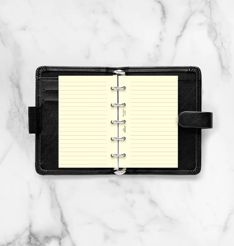 Cotton Cream Ruled Notepaper Refill - Mini - Image 3