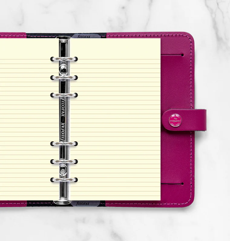 Cotton Cream Ruled Notepaper Refill - Personal - Image 2