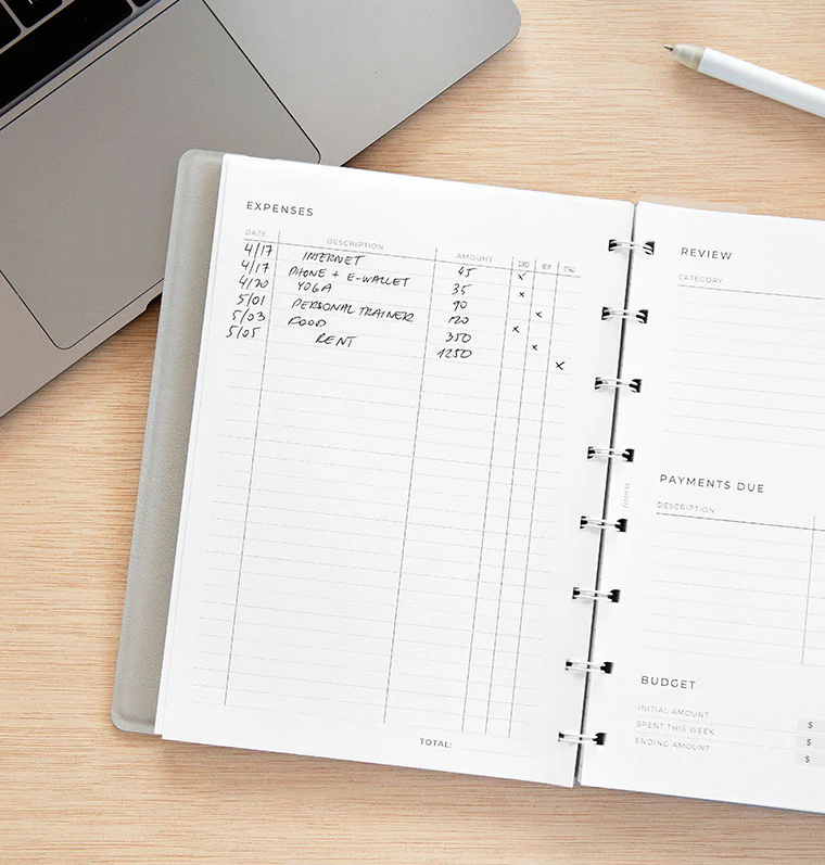 Expense Tracker Notebook Refill - A5 - Image 5