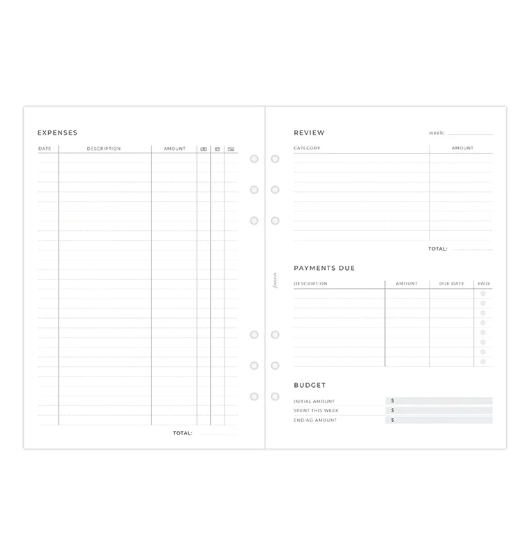 Expense Tracker Refill - A5 - Image 4