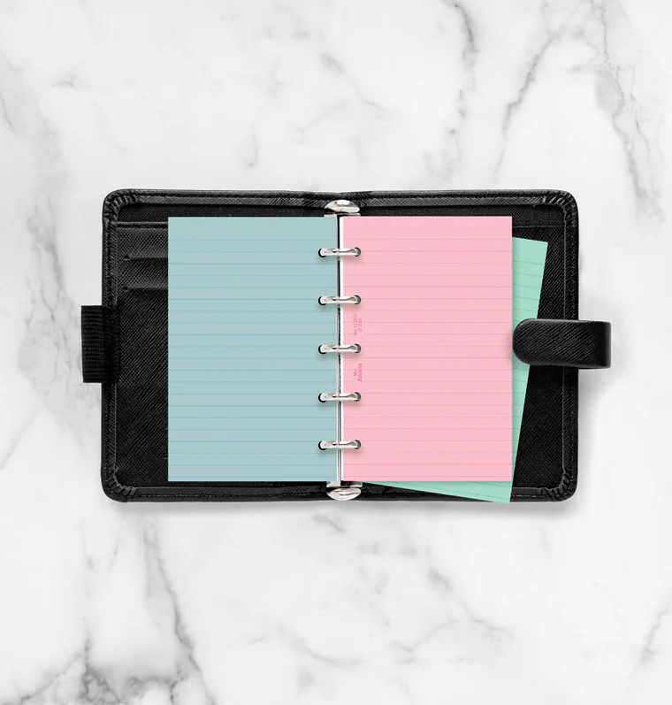 Fashion Coloured Ruled Notepaper Refill - Mini - Image 3