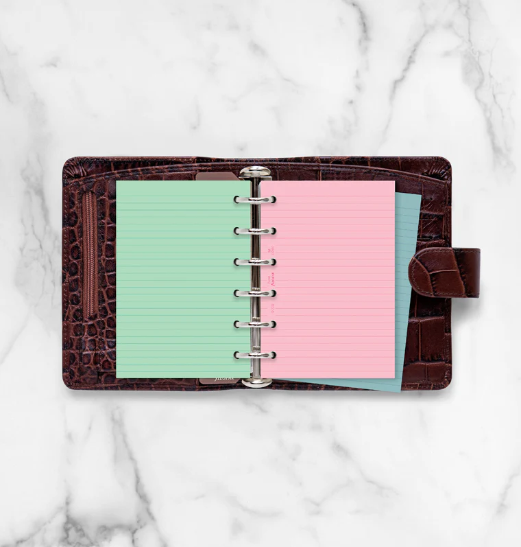 Fashion Coloured Ruled Notepaper Refill - Pocket - Image 3
