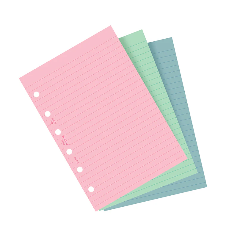 Fashion Coloured Ruled Notepaper Refill - Pocket - Image 4