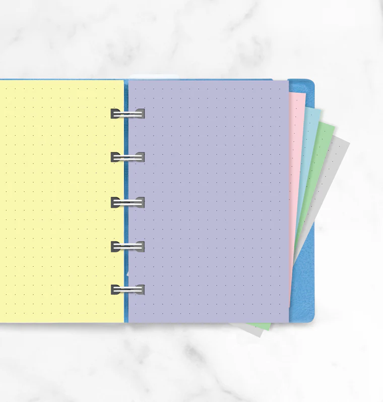 Filofax Notebook Pastel Dotted Journal Refill - Pocket - Image 2