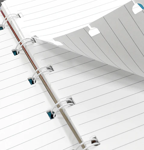 Saffiano Metallic A5 Refillable Notebook - Image 13