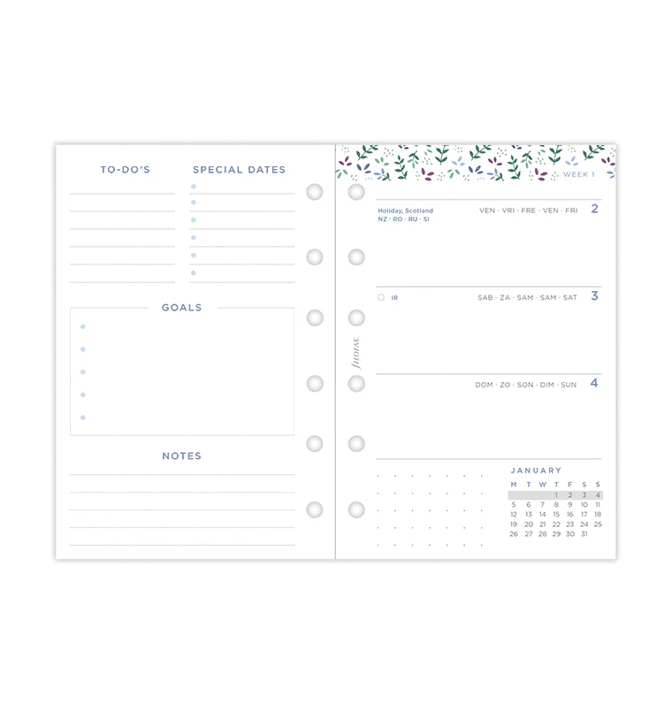 Garden Week On Two Pages Diary - Pocket 2026 Multilanguage - Image 7