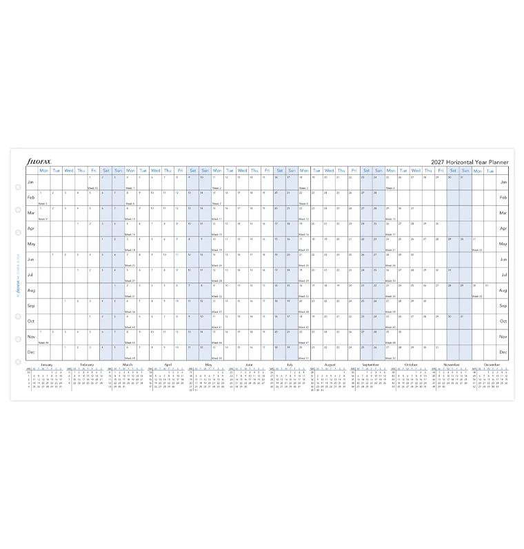 Horizontal Year Planner - A5 2027 English - Image 4