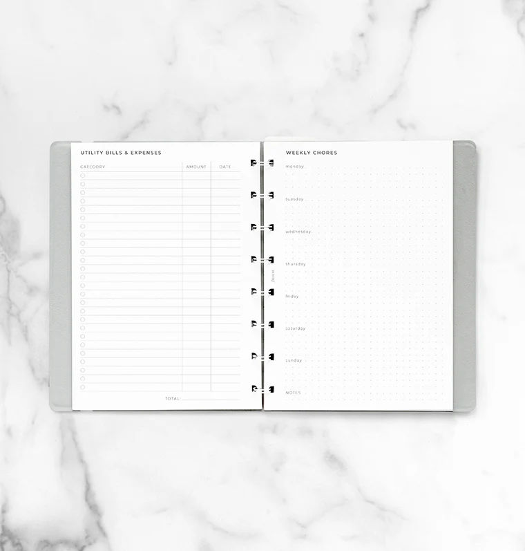 Household Planner Notebook Refill - A5 - Image 3