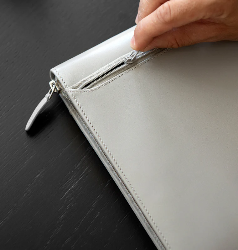 Lockwood Zip A5 Leather Organiser - Sale - Image 8