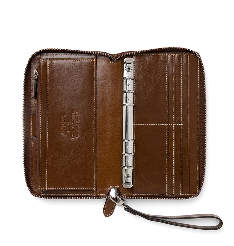Malden Personal Compact Zip Leather Organiser - Image 13