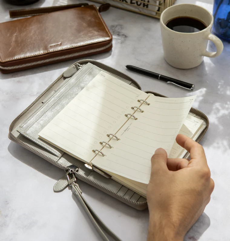 Malden Personal Compact Zip Leather Organiser - Sale - Image 18