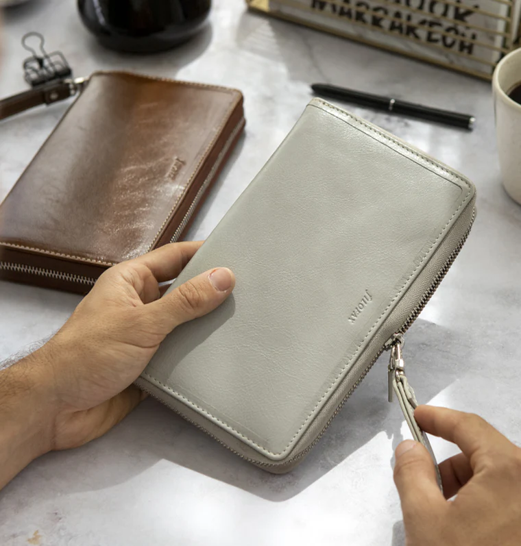 Malden Personal Compact Zip Leather Organiser - Sale - Image 21