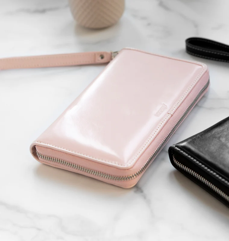 Malden Personal Compact Zip Leather Organiser - Sale - Image 7