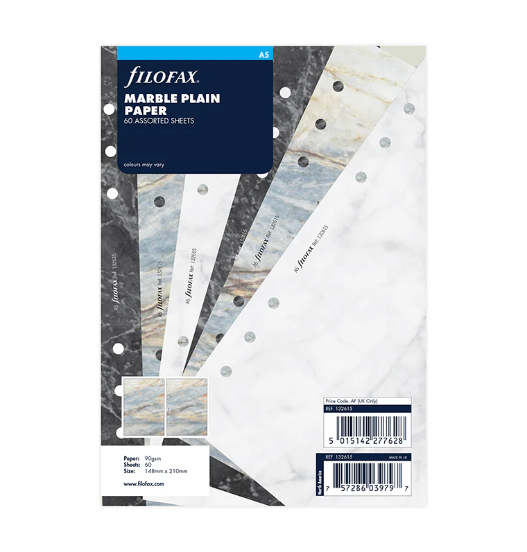 Marble Plain Notepaper Refill - A5 - Image 6